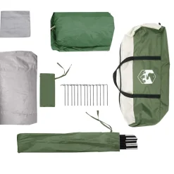 vidaXL Autotent waterdicht groen
