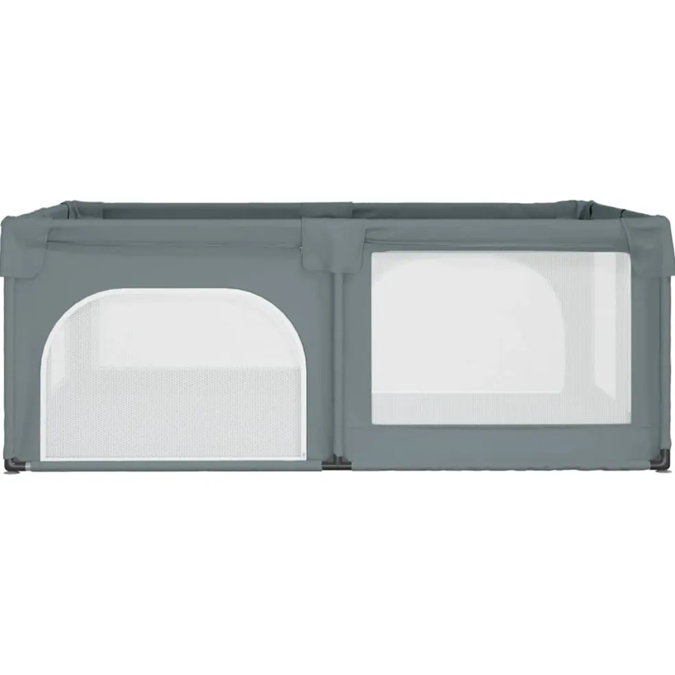 vidaXL Babybox met 2 deuren oxford stof lichtgrijs