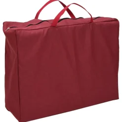 vidaXL Babybox met matras linnen rood