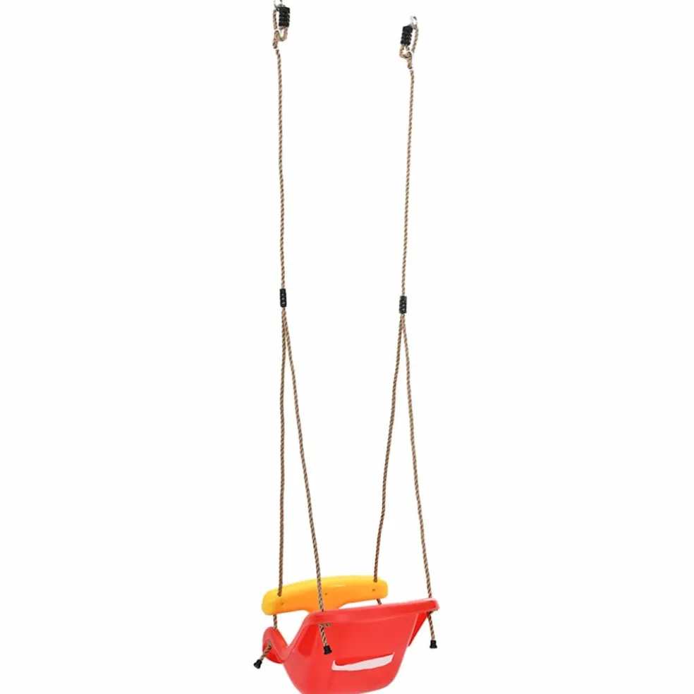 vidaXL Babyschommel 2 st Rood 36 x 43 x 42 cm Kunststof