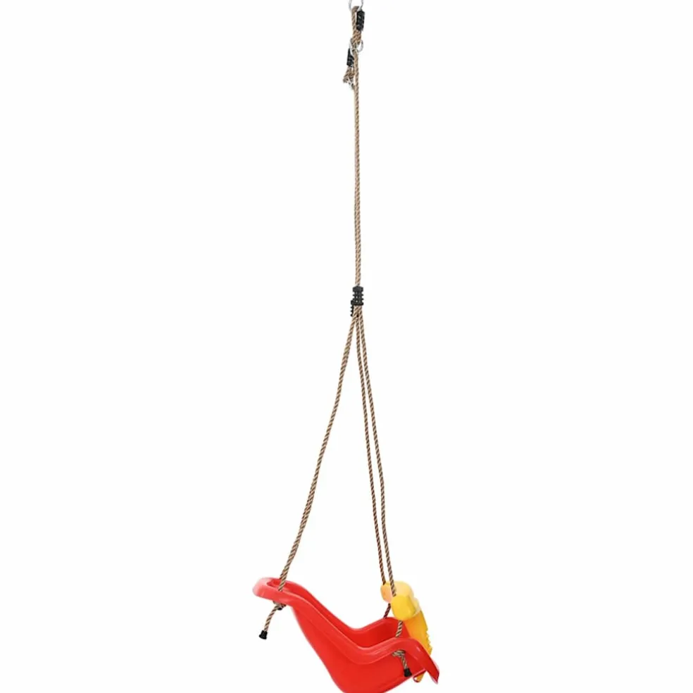 vidaXL Babyschommel 2 st Rood 36 x 43 x 42 cm Kunststof