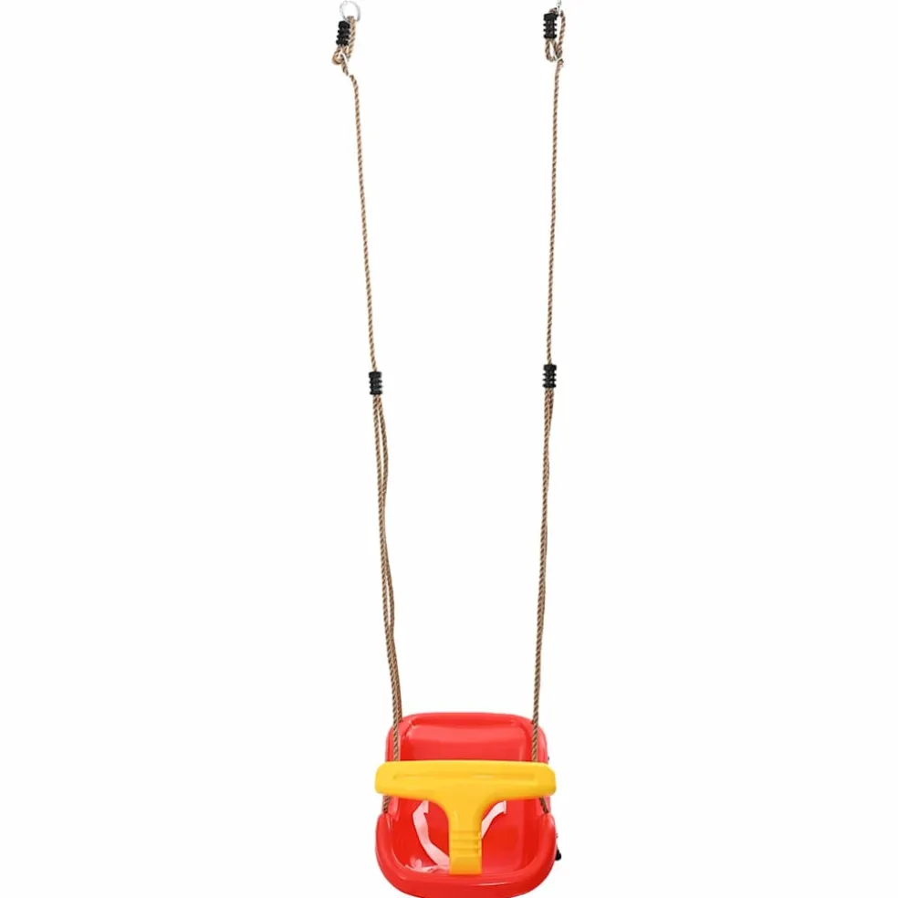 vidaXL Babyschommel 2 st Rood 36 x 43 x 42 cm Kunststof
