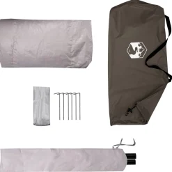 vidaXL Backpacking Tent 4-persoons Bruin en Grijs