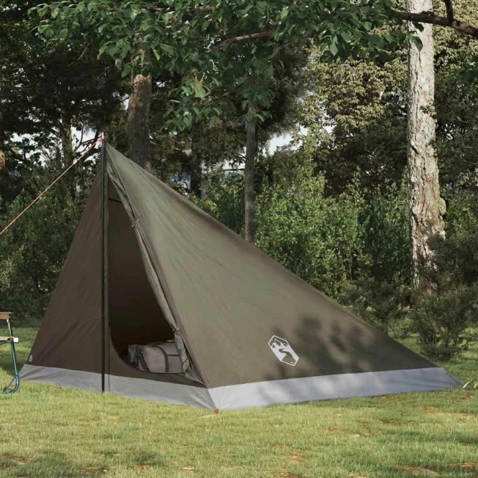 vidaXL Backpacking Tent 4-persoons Bruin en Grijs