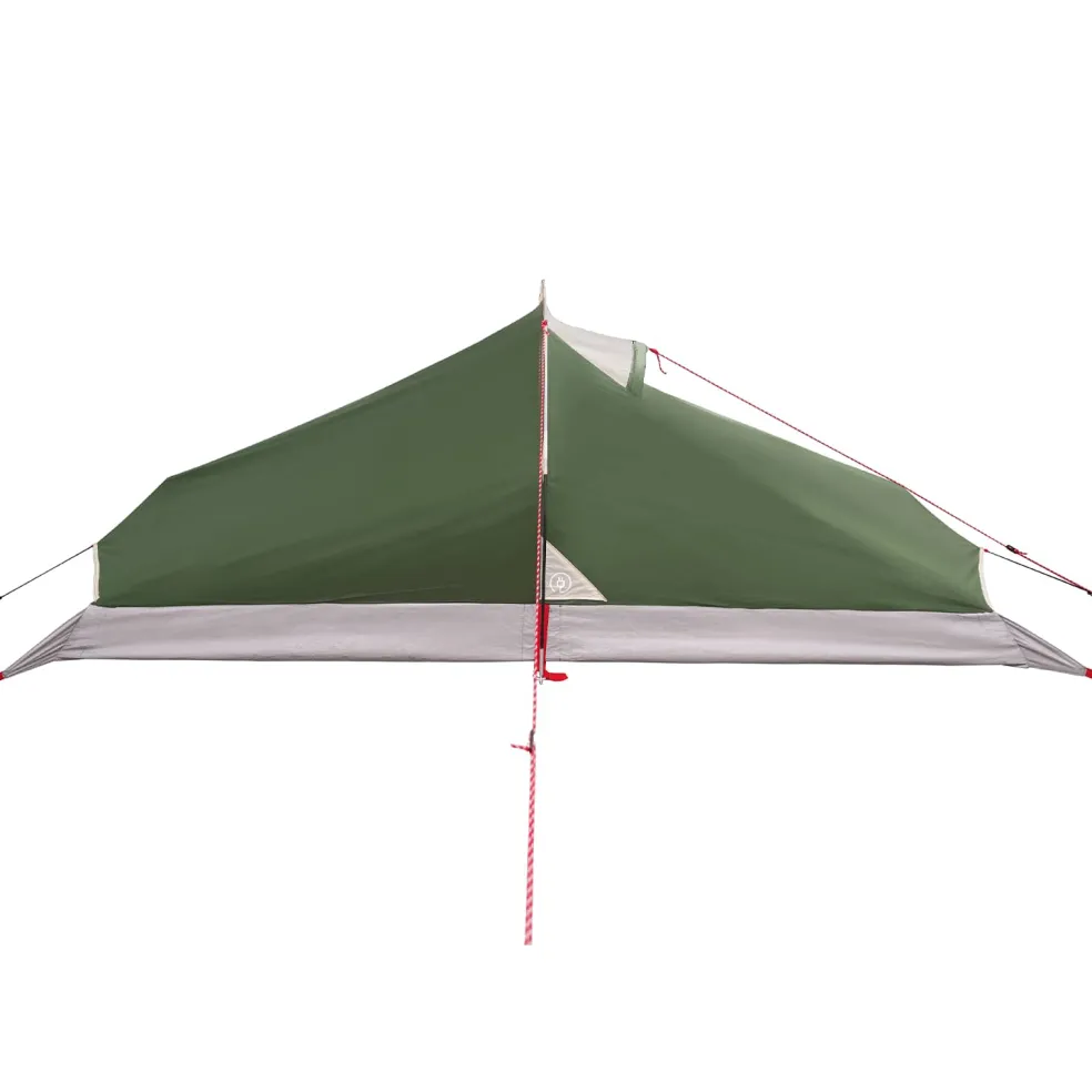 vidaXL Backpacking Tent 2-persoons Groen 185T Polyester met PU Coating