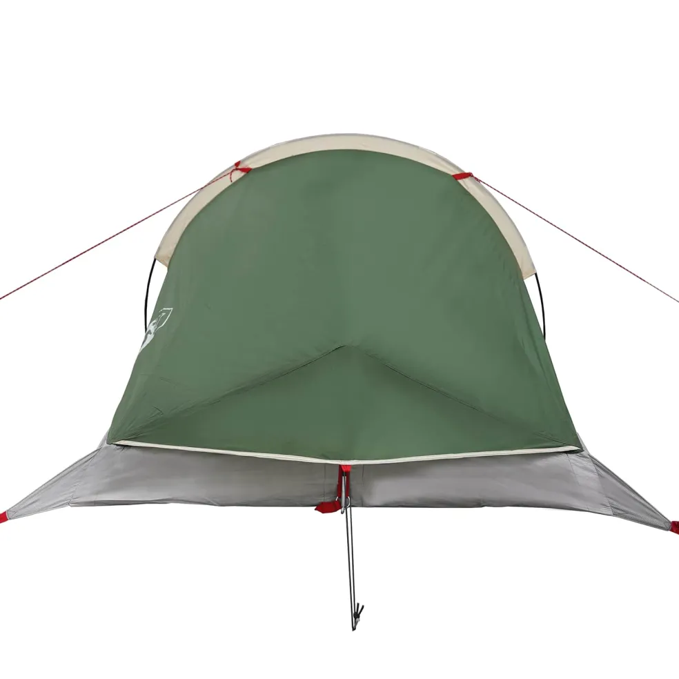vidaXL Backpacking Tent 2-persoons Groen 185T Polyester met PU Coating