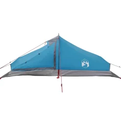 vidaXL Backpacking Tent 2-persoons Blauw 185T Polyester met PU Coating