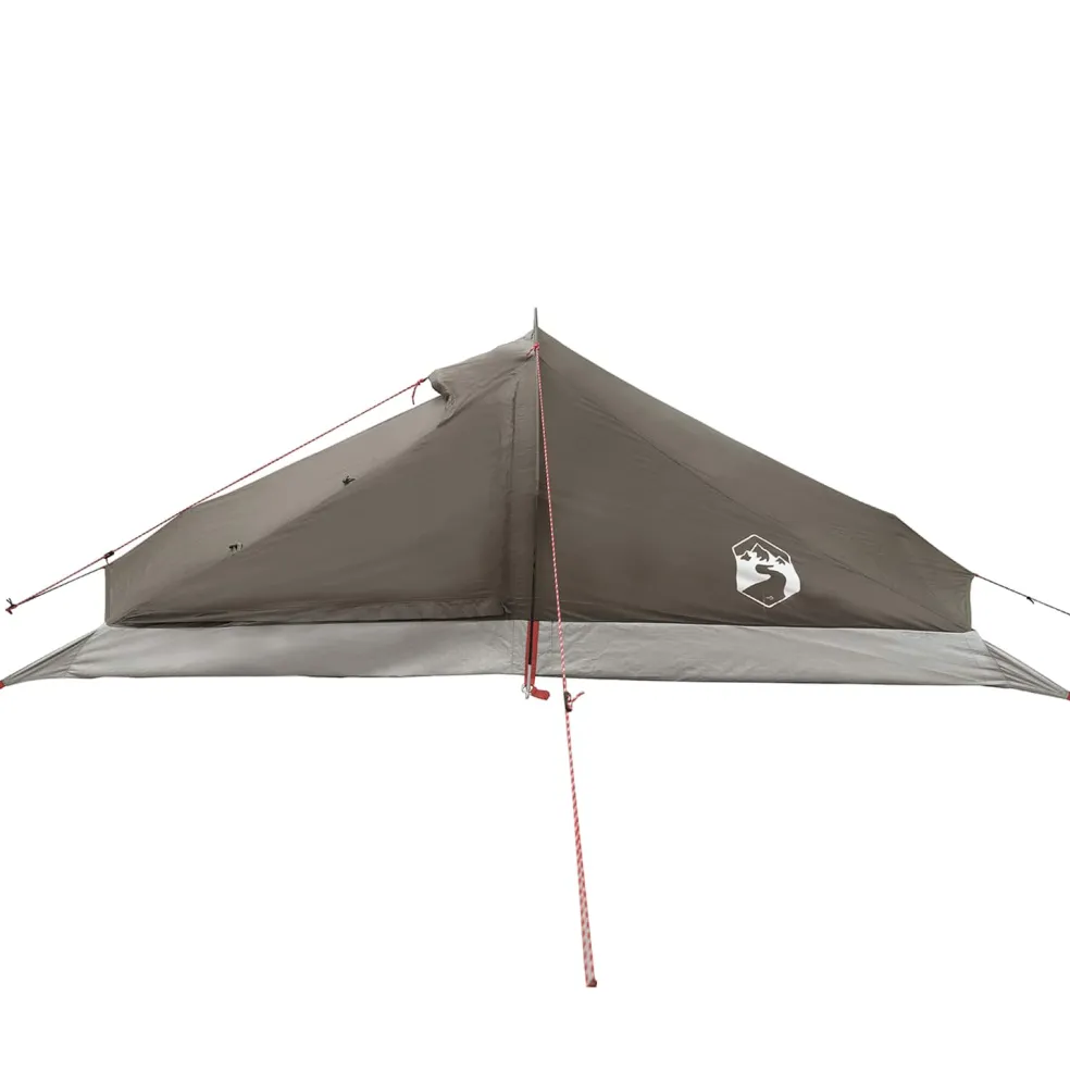 vidaXL Backpacking Tent 2-persoons Bruin en Grijs