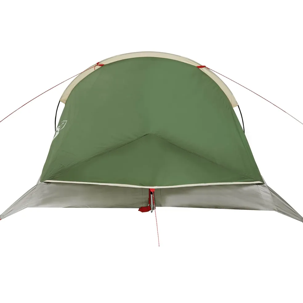 vidaXL Backpacking Tent 4-persoons Groen 185T Polyester met PU Coating