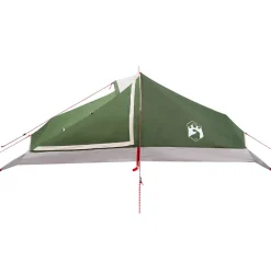 vidaXL Backpacking Tent 4-persoons Groen 185T Polyester met PU Coating