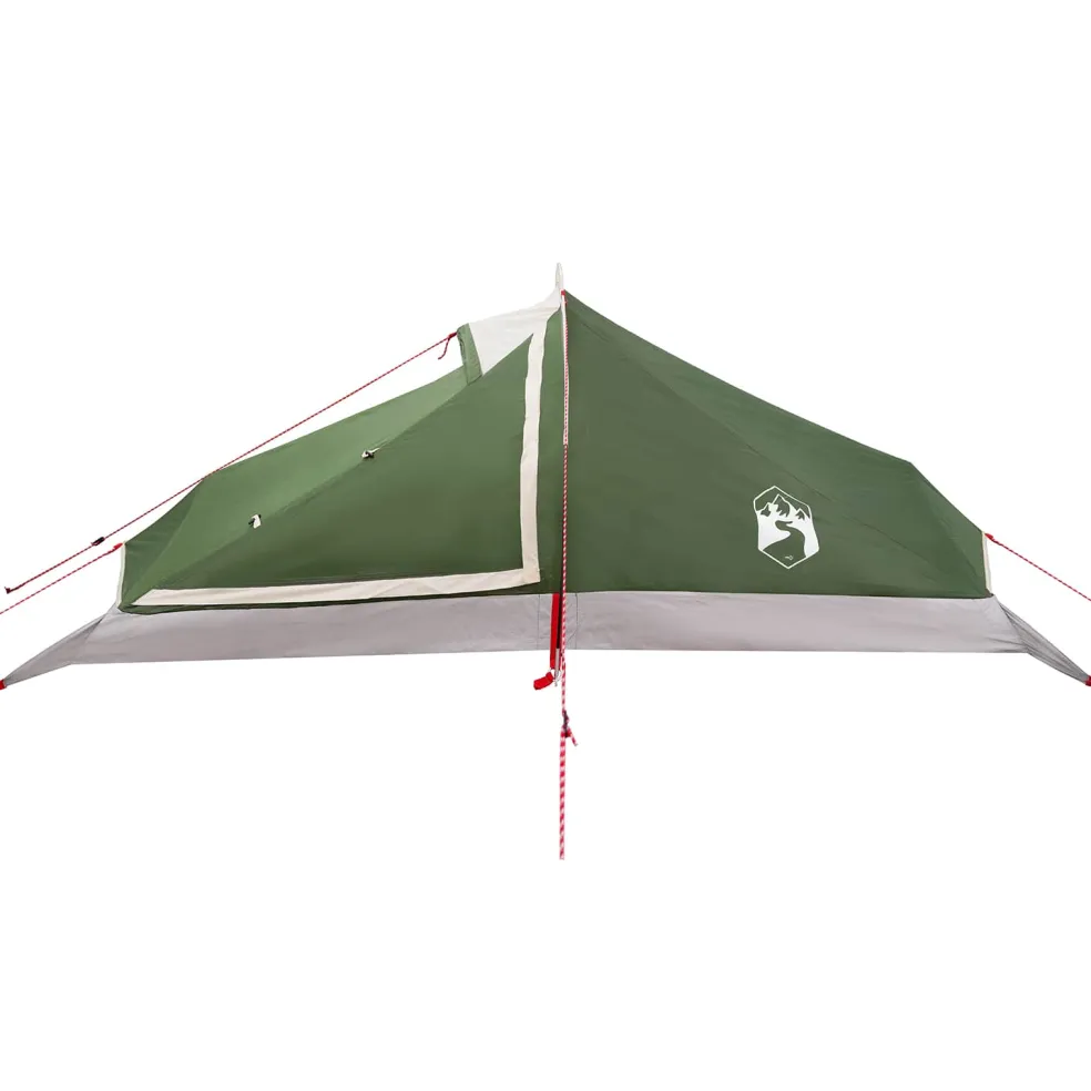 vidaXL Backpacking Tent 4-persoons Groen 185T Polyester met PU Coating