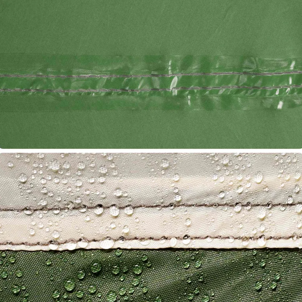 vidaXL Backpacking Tent 4-persoons Groen 185T Polyester met PU Coating