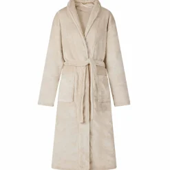 vidaXL Badjas zonder Kap Beige s Flanel