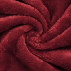 vidaXL Badjas zonder Kap Bordeaux Rood s Flanel