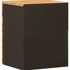 vidaXL Badkamer Hangkast Naturel 38 x 33 x 48 cm Massief Mango Hout
