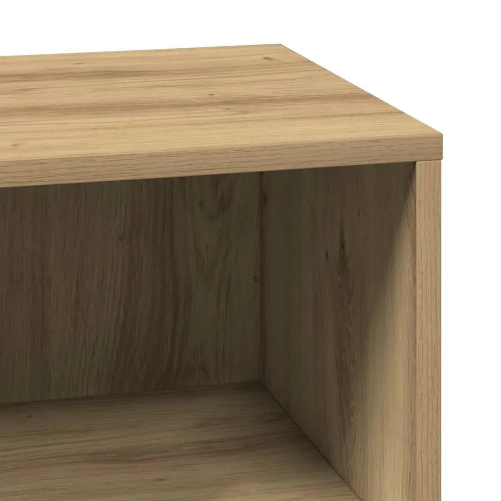 vidaXL Badkamer Kast Artisan Eiken 80 x 33 x 60 cm Bewerkt hout