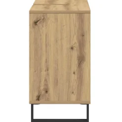 vidaXL Badkamer Kast Artisan Eiken 80 x 33 x 60 cm Bewerkt hout