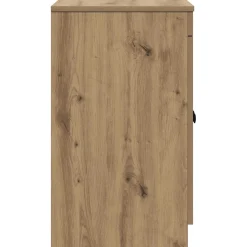 vidaXL Badkamerkast Artisanaal eiken 54 x 41 x 70 cm Bewerkt hout