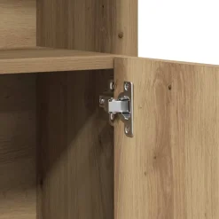 vidaXL Badkamerkast Artisan Eiken 32x25,5x190 cm Bewerkt Hout