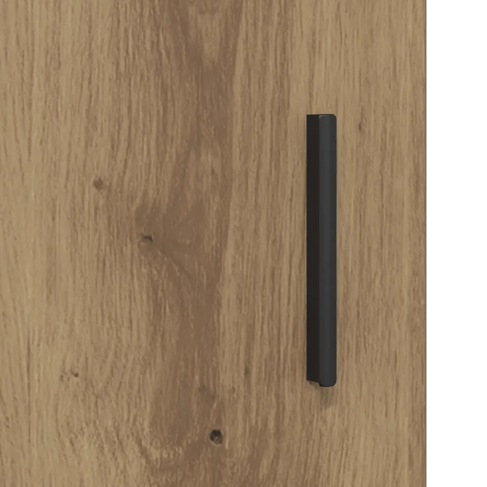 vidaXL Badkamerkast Artisan Eiken 80 x 33 x 60 cm Bewerkt hout