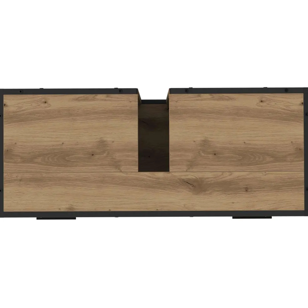 vidaXL Badkamerkast Artisan Eiken 80 x 33 x 60 cm Bewerkt hout