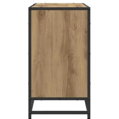 vidaXL Badkamerkast Artisan Eiken 65 x 33 x 60 cm Bewerkt hout