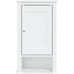 vidaXL Badkamerkast BERG 40x27x71,5 cm massief grenenhout wit