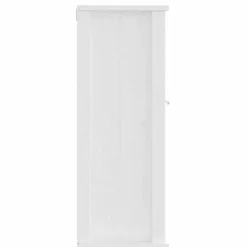vidaXL Badkamerkast BERG 40x27x71,5 cm massief grenenhout wit