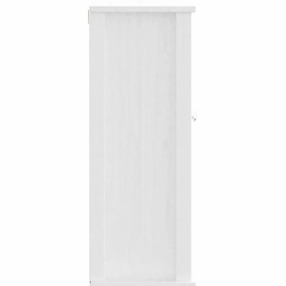 vidaXL Badkamerkast BERG 40x27x71,5 cm massief grenenhout wit