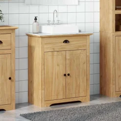 vidaXL Badkamer Kast BODO Honingbruin 70 x 35 x 80 cm Bewerkt hout