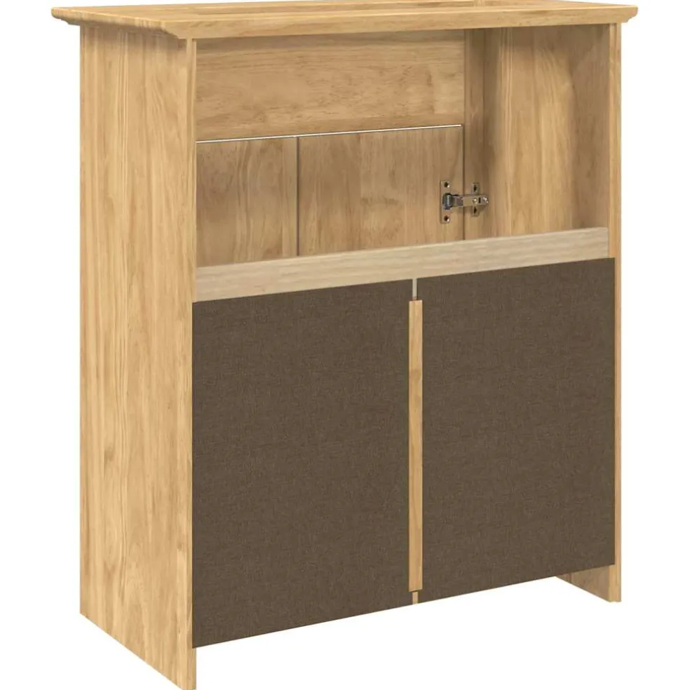 vidaXL Badkamer Kast BODO Honingbruin 70 x 35 x 80 cm Bewerkt hout