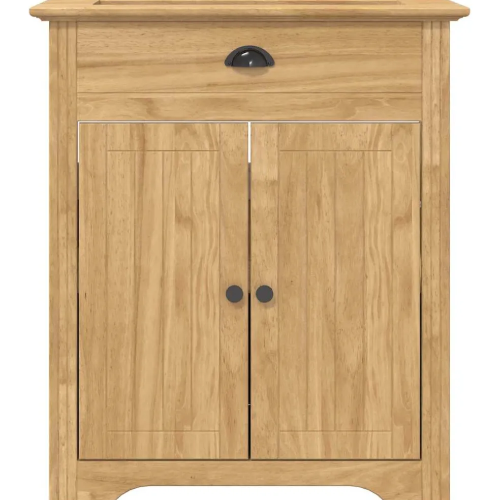 vidaXL Badkamer Kast BODO Honingbruin 70 x 35 x 80 cm Bewerkt hout