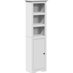 vidaXL Badkamerkast BODO 44x30x160 cm wit