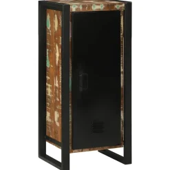 vidaXL Badkamerkast Bruin 40 x 35 x 90 cm Massief Gerecycled Hout