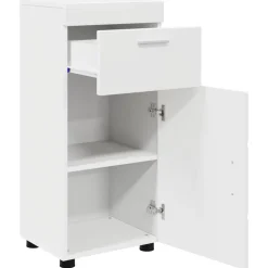 vidaXL Badkamerkastenset TULUM Wit 37 x 31,5 x 82 cm Bewerkt hout