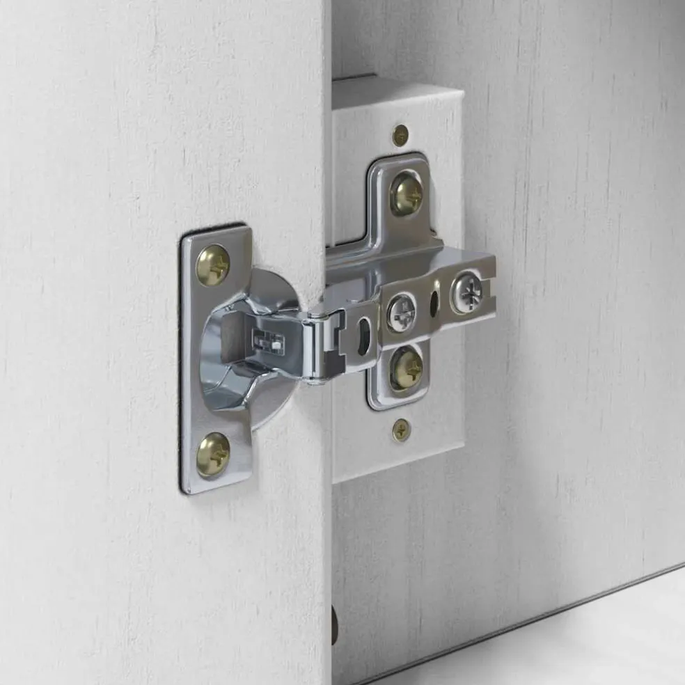 vidaXL Badkamerkast FLORO Wit 35 x 30 x 90 cm Massief Vurenhout