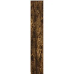 vidaXL Badkamerkast Gerookt eiken 30 x 33 x 190 cm Bewerkt hout