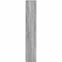 vidaXL Badkamerkast Grijs Sonoma 30 x 33 x 190 cm Bewerkt hout
