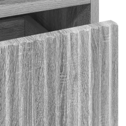 vidaXL Badkamer Kast Grijs Sonoma 31,5 x 33 x 190 cm