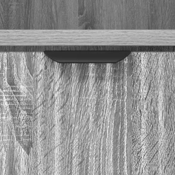 vidaXL Badkamer Kast Grijs Sonoma 31,5 x 33 x 190 cm
