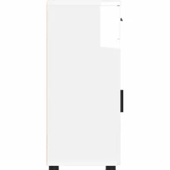vidaXL Badkamer Kast Hoogglans wit 30 x 35 x 80 cm