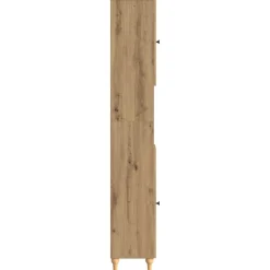 vidaXL Badkamerkast met Open Plank ALKMAAR Artisanaal eiken