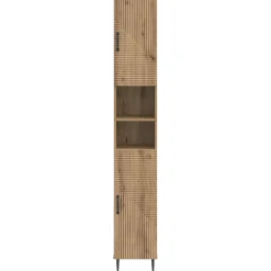 vidaXL Badkamerkast met Open Plank HAARLEM Artisanaal eiken