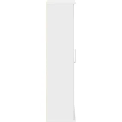 vidaXL Badkamerkast met rolhouder 39x22x90 cm wit