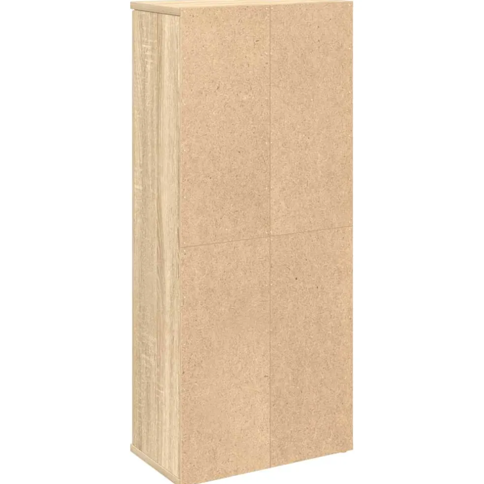 vidaXL Badkamerkast met rolhouder 39x22x90 cm sonoma eikenkleurig