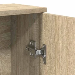 vidaXL Badkamerkast met rolhouder 39x22x90 cm sonoma eikenkleurig