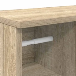 vidaXL Badkamerkast met rolhouder 39x22x90 cm sonoma eikenkleurig