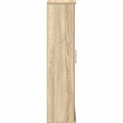 vidaXL Badkamerkast met rolhouder 39x22x90 cm sonoma eikenkleurig