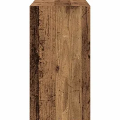 vidaXL Badkamerkast Oud Hout 90 x 29 x 55 cm Bewerkt hout