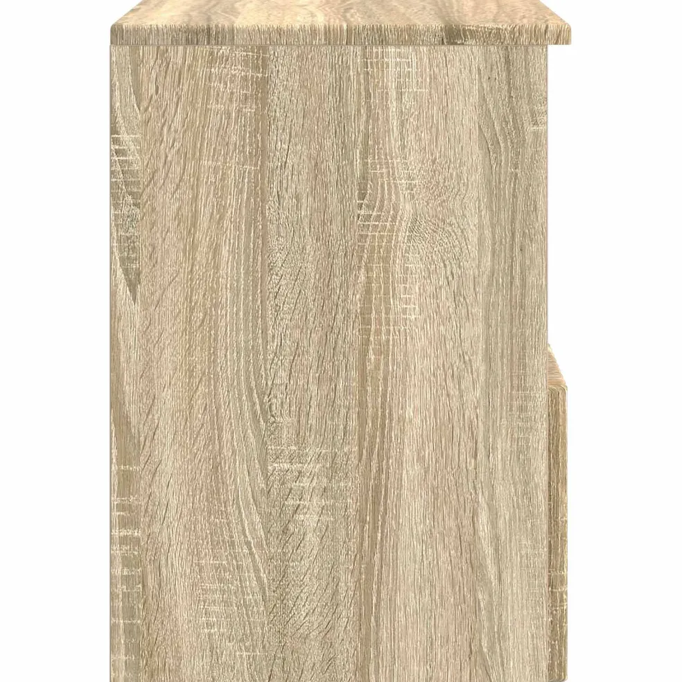 vidaXL Badkamerkast Sonoma Eiken 30 x 35 x 50 cm Bewerkt hout